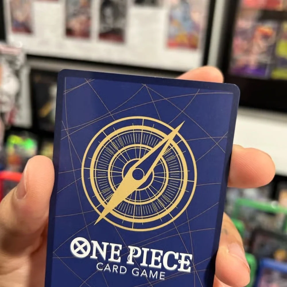 One Piece Boa Hancock Holographic Trading Card - Blue/Purple Hearts